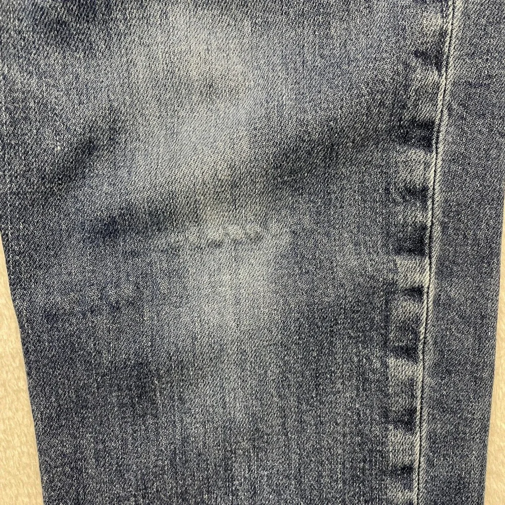 Banana Republic Slim Fit Jeans Mens 31x32 Blue Distressed Stretch Denim